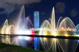Light and music fountain