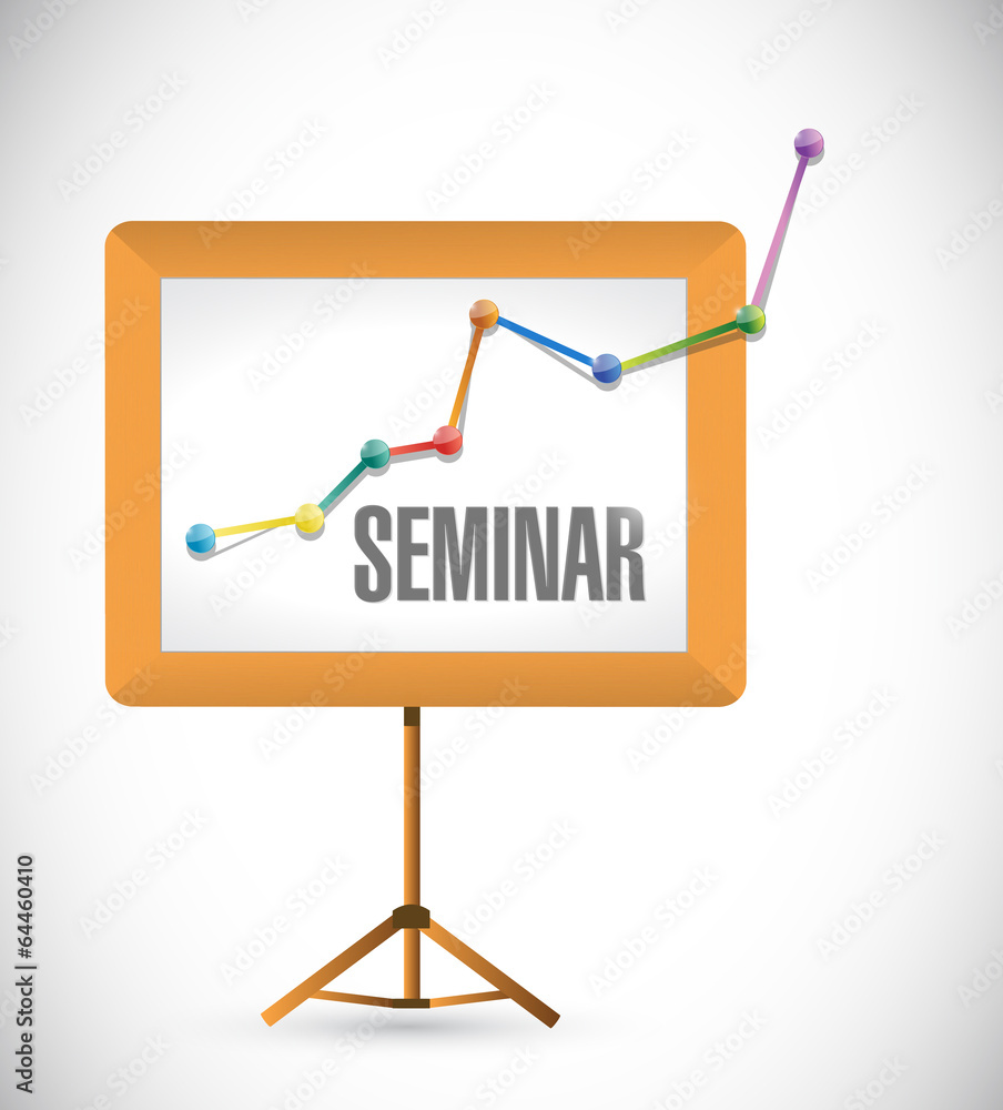 seminar business education board illustration seminar business education board illustration