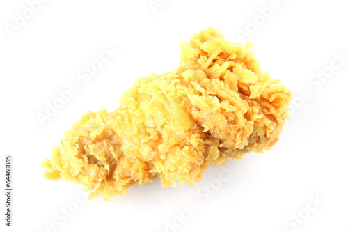 fried chicken of isolated.