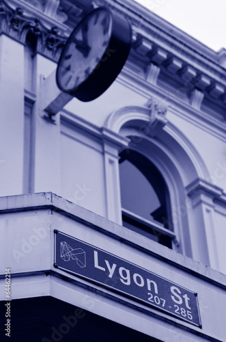 Lygon Street Sign - Melbourne