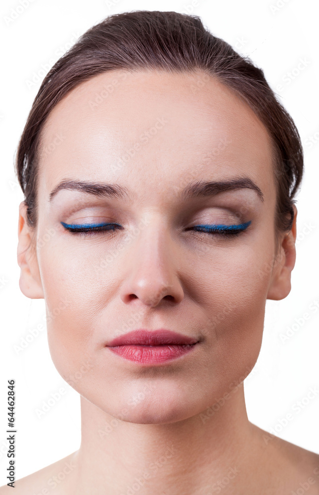 Blue eyeliner Blue eyeliner