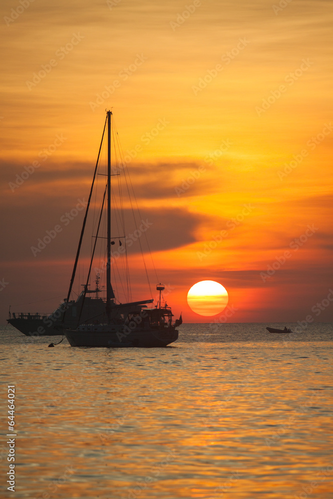 Sunrise at Koh Lipe island in Thailand
