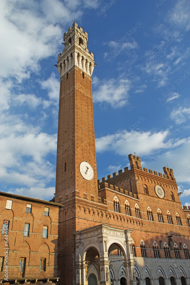 The Torre del Mangia. Siena (Tuscany, Italy)