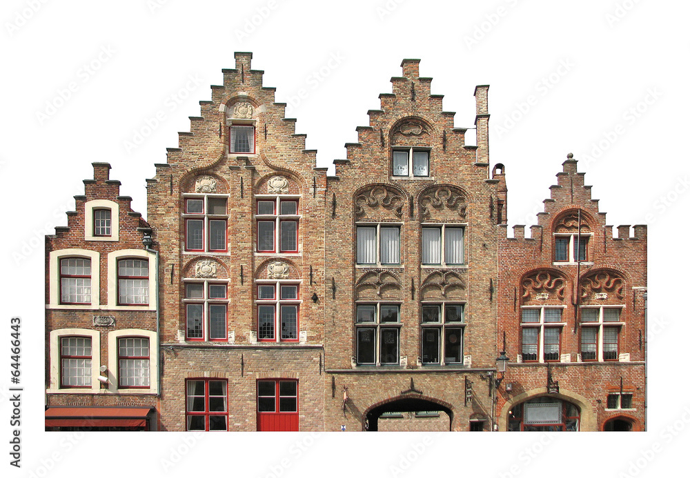 Belgique - Façades à Bruges