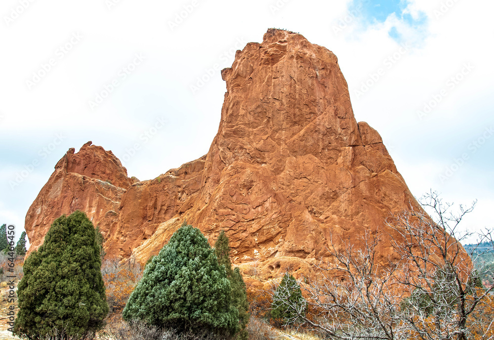 Rock formations in the iconic Garden of the Gods