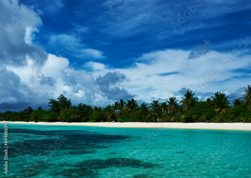 Beautiful beach at Maldives