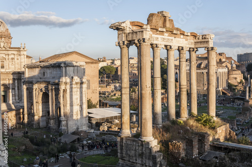 Views of Roman Forum, Rome, Italy