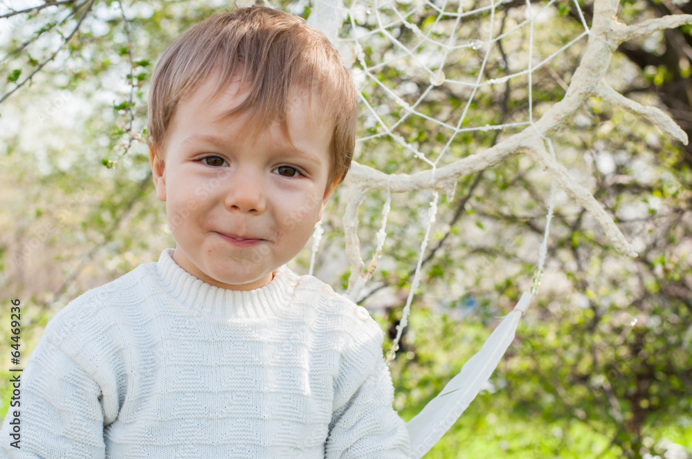 The charming little boy