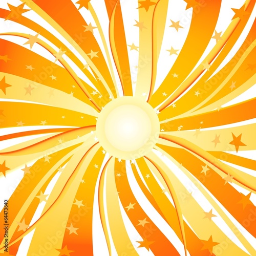 Summer sun sunbeam heat yellow white