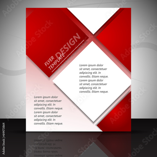 Business flyer or cover design - template