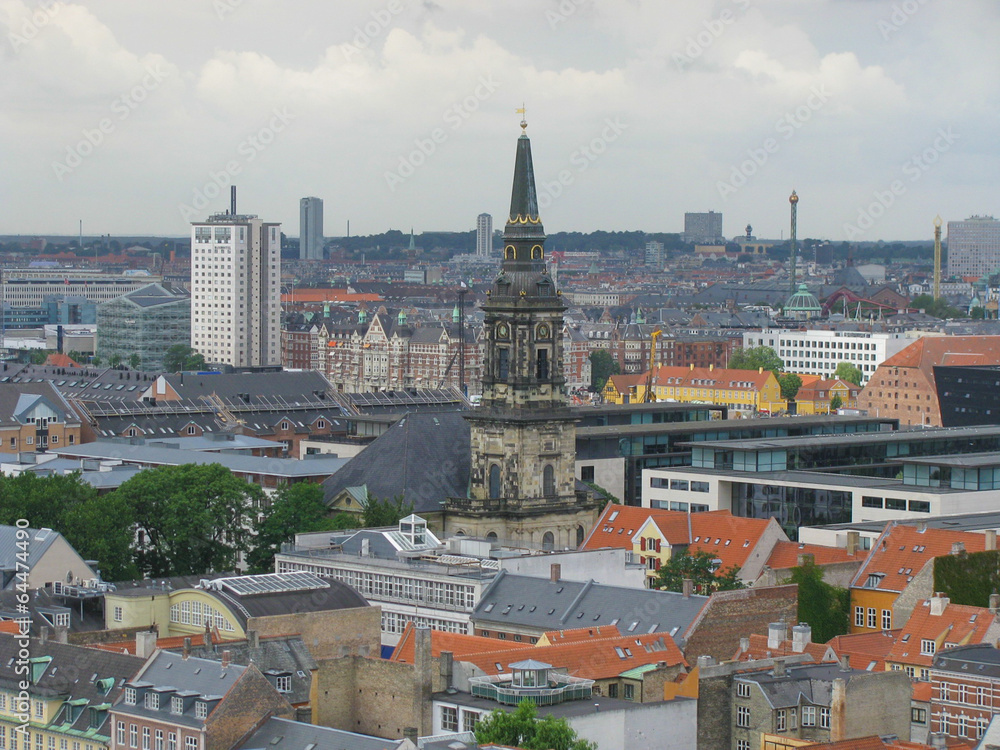 Naklejka premium Copenhagen Denmark