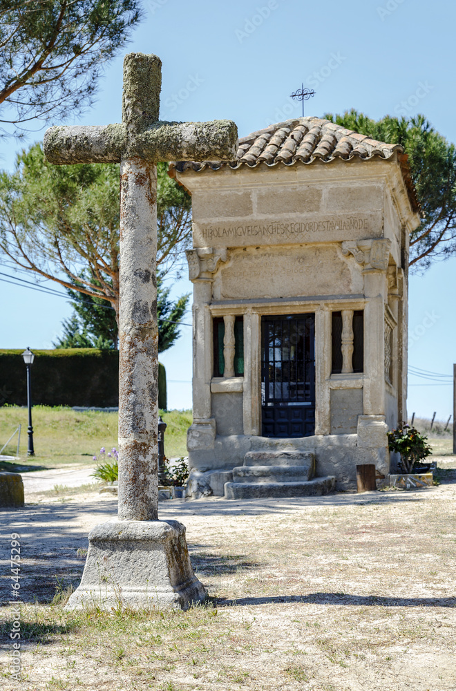 Naklejka premium Ermita walk in Arevalo