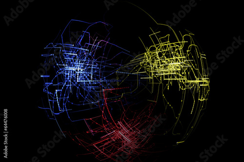 abstract circuit