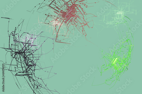 abstract circuit