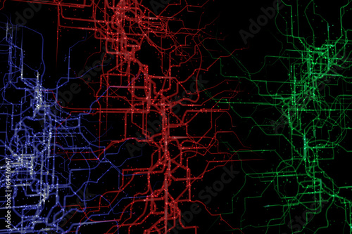 abstract circuit