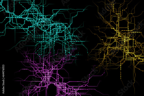 abstract circuit