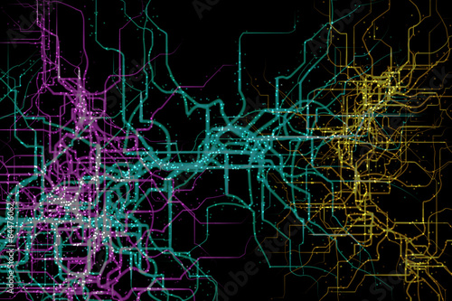abstract circuit