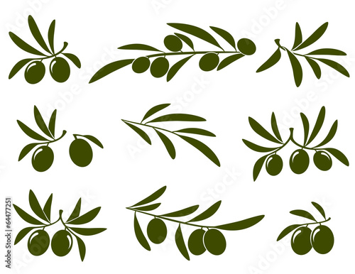 olive branch set