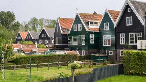 Historic Dutch fishermen village called Marken