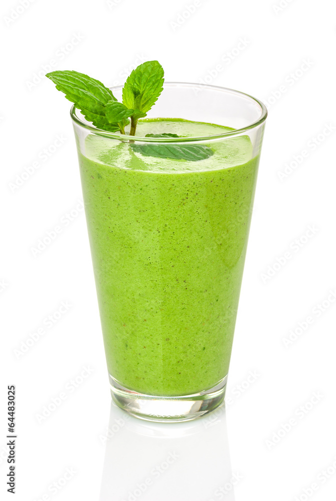 Grüner Smoothie mit Minze Grüner Smoothie mit Minze