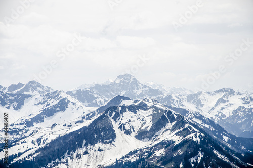 Die blauen Alpenberge