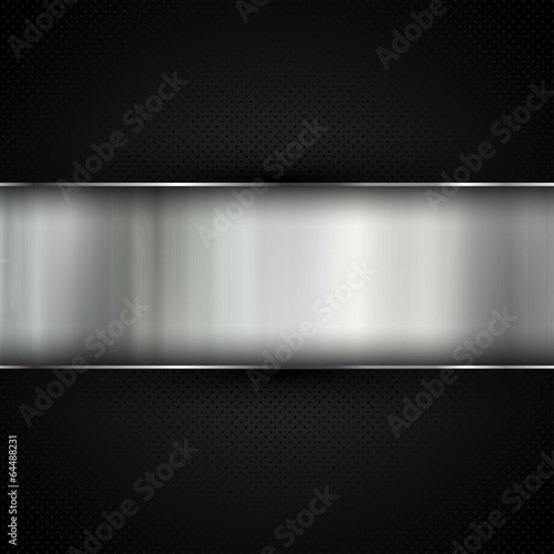 Brushed metal background