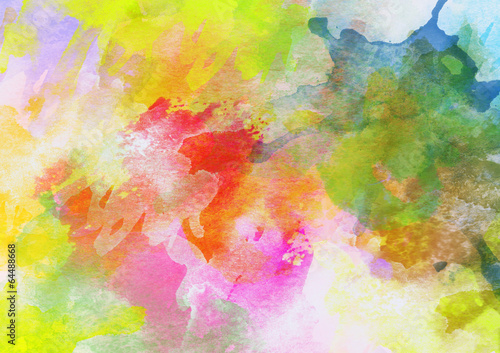 Colorful Watercolor Background. © LoveKay