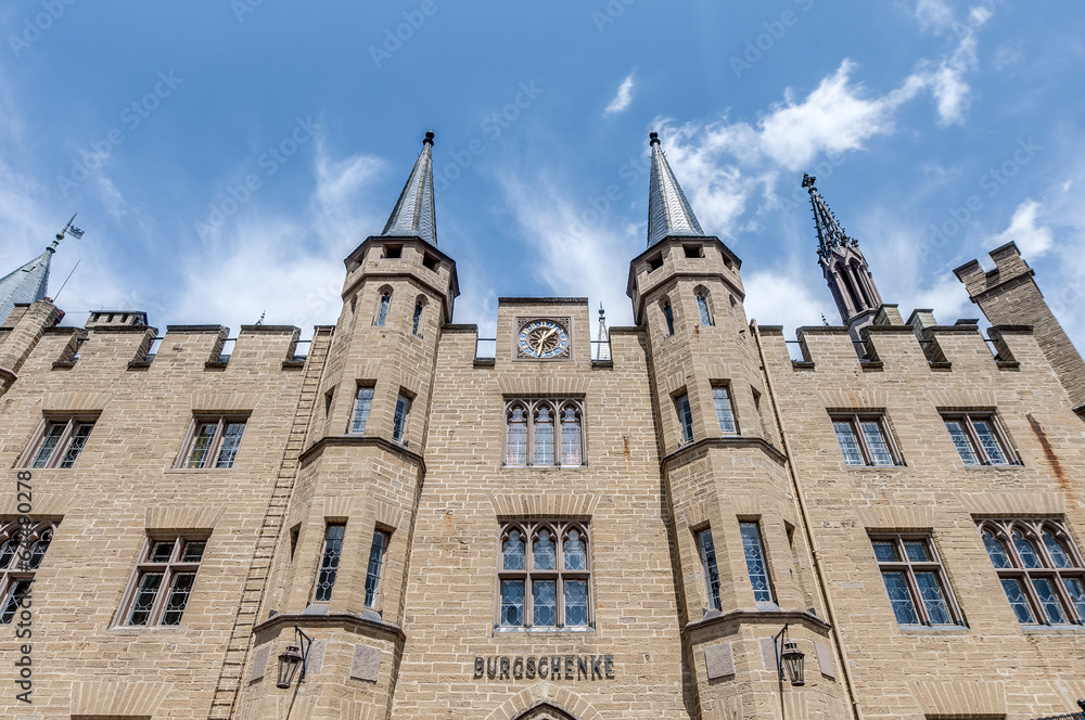 Hohenzollern Castle in Baden-Wurttemberg, Germany Hohenzollern Castle in Baden-Wurttemberg, Germany