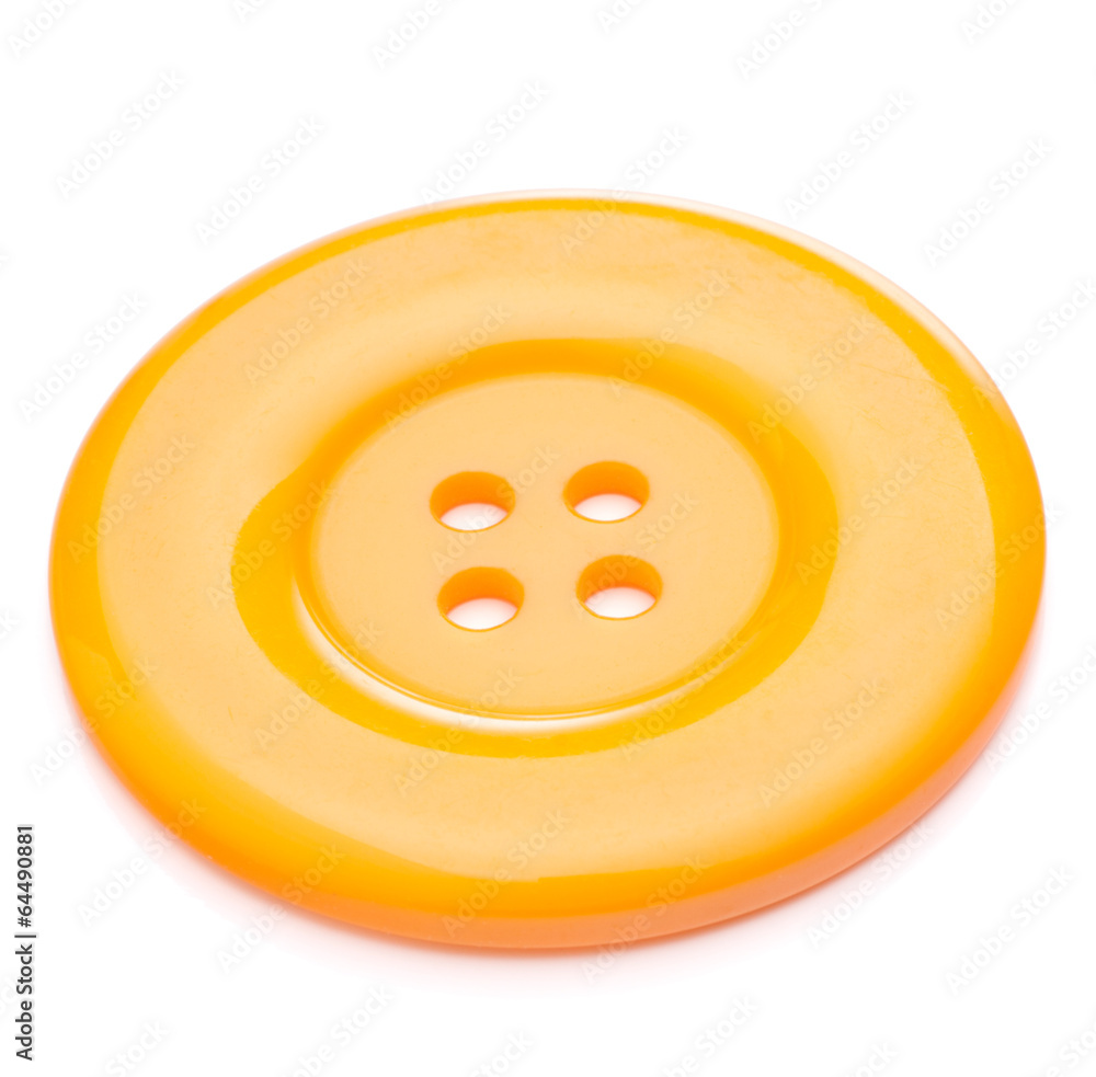 Sewing button isolated on white background cutout Sewing button isolated on white background cutout