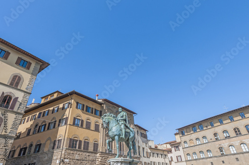 Còsimo di Giovanni degli Mèdici statue in Florence, Italy