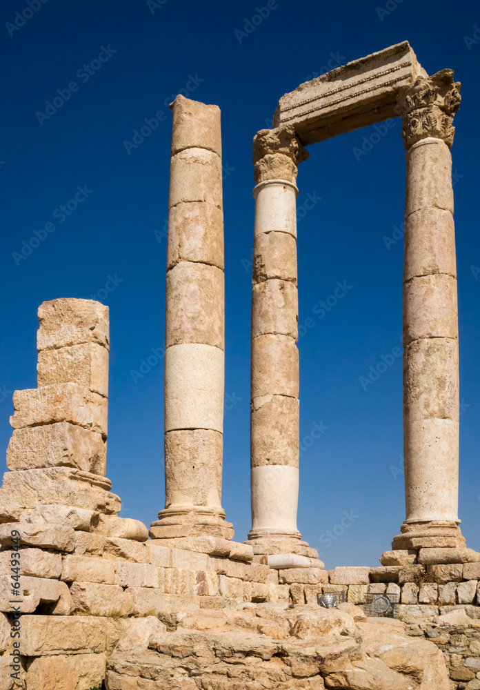 Temple at Amman's Citadel