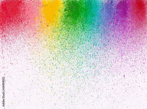 Rainbow splash