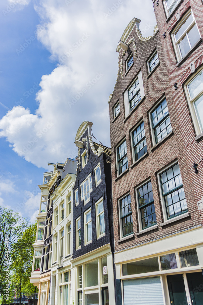 Fototapeta premium Facades in Amsterdam, Netherlands.