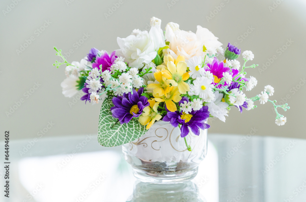 Bouquet flower in vase Bouquet flower in vase