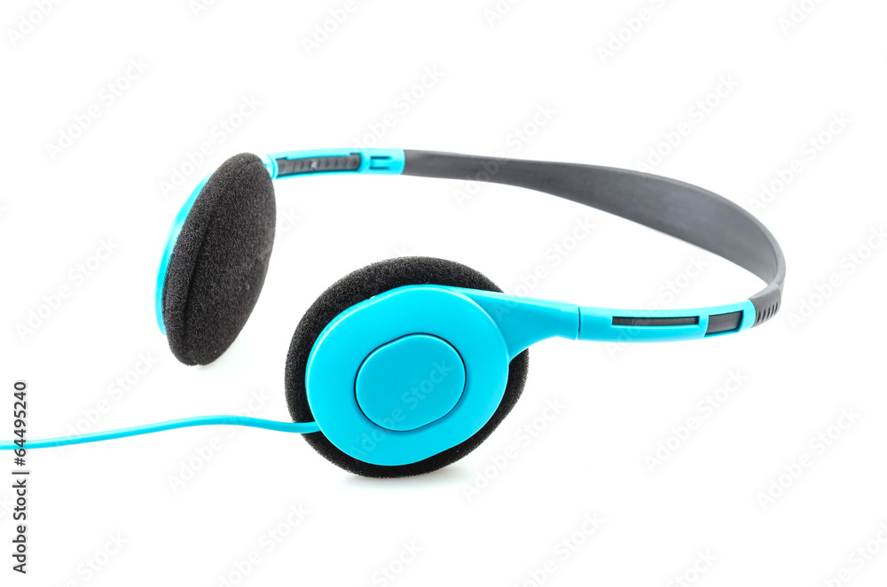 Headphone isolated white background Headphone isolated white background