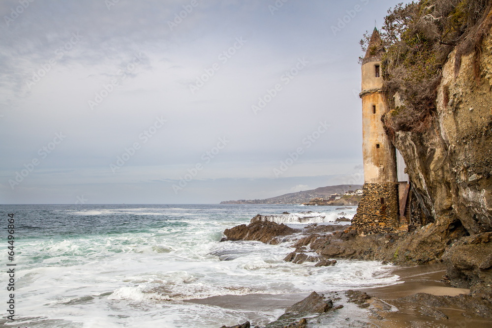 Laguna beach coastline, California
