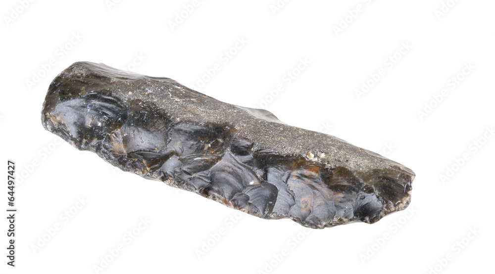Stone age knife. Paleolithicum 5.400 BC Stone age knife. Paleolithicum 5.400 BC