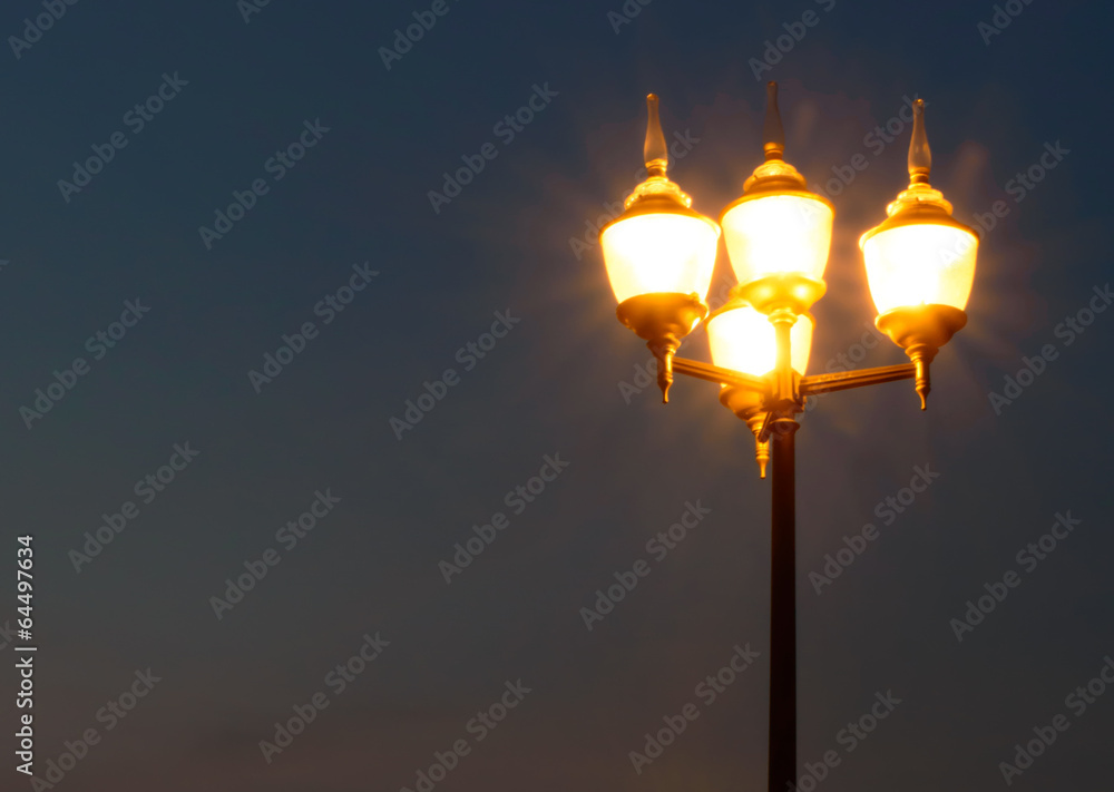 Lamppost In the Evening