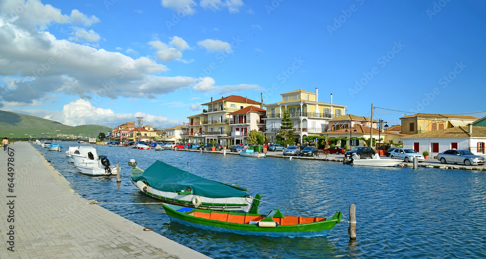Lefkada port - holidays in Greece