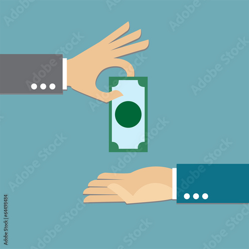 Giving money
