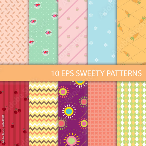 Set of Sweety Graphic Pattern