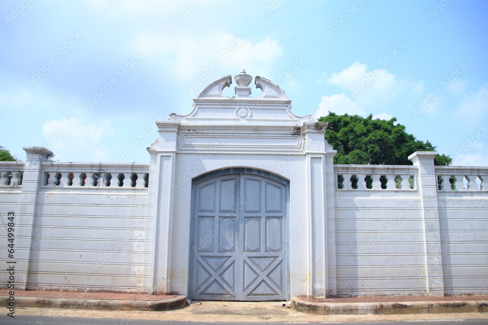 postern gate of Bang Pa-In Royal Palace