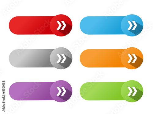 BUTTONS POSTER (template blank banners arrows click here icons)