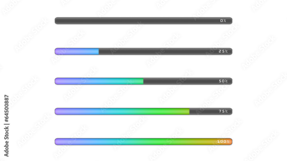 loading bar color gradient