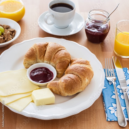 Continental breakfast photo