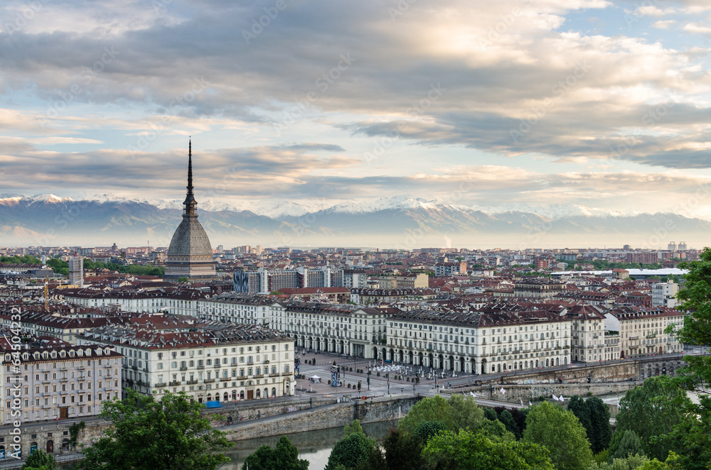 Turin (Torino), high definition panorama