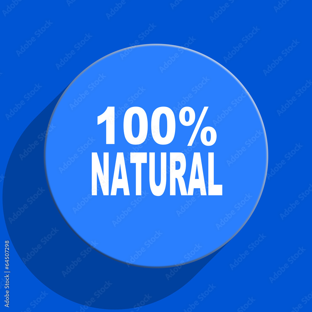 natural blue web flat icon natural blue web flat icon