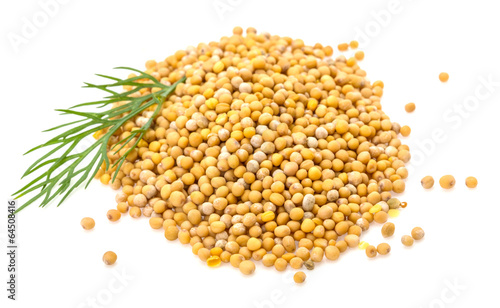Mustard seeds heap