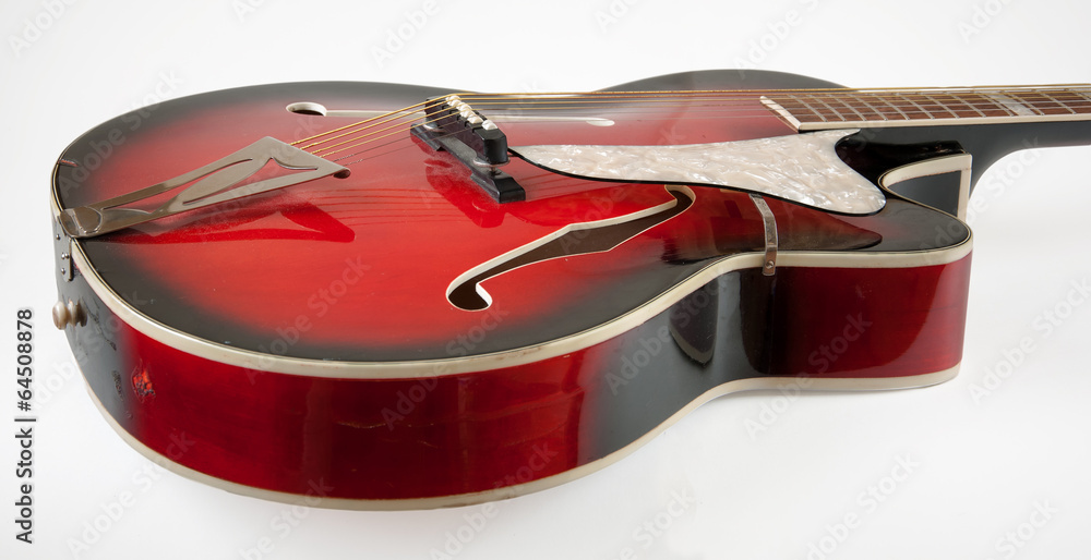 Obraz premium Vintage archtop guitar