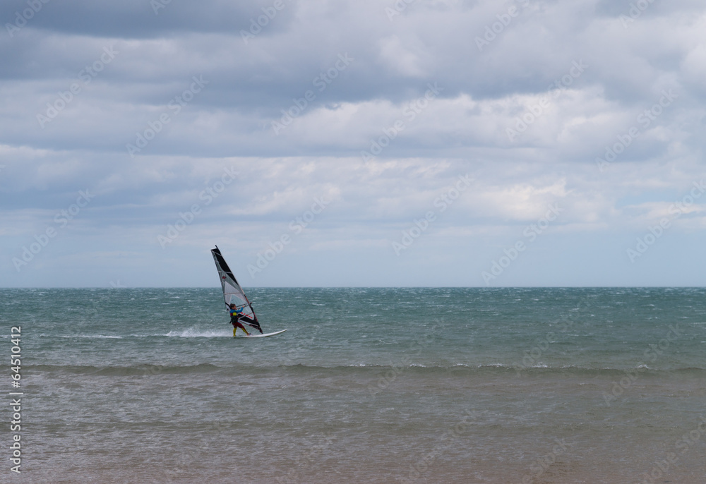 Naklejka premium Planche à voile